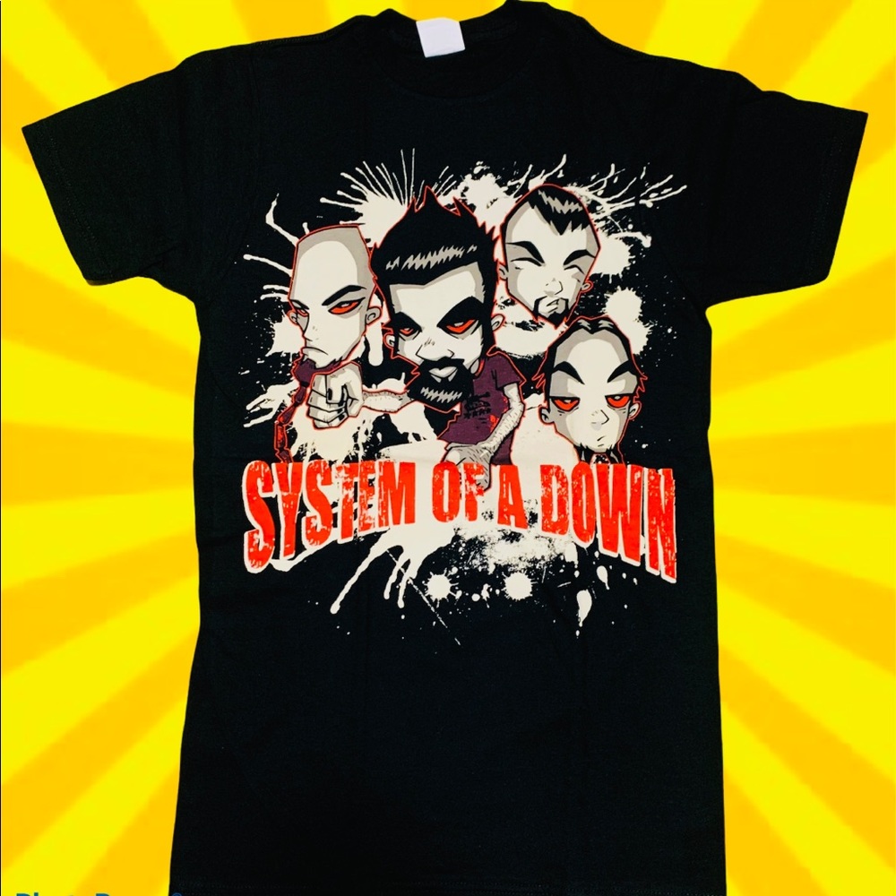 System of a Down black T-shirt